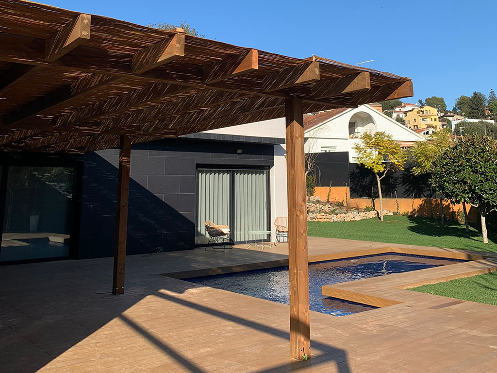 Pérgolas de madera - Casa Martina