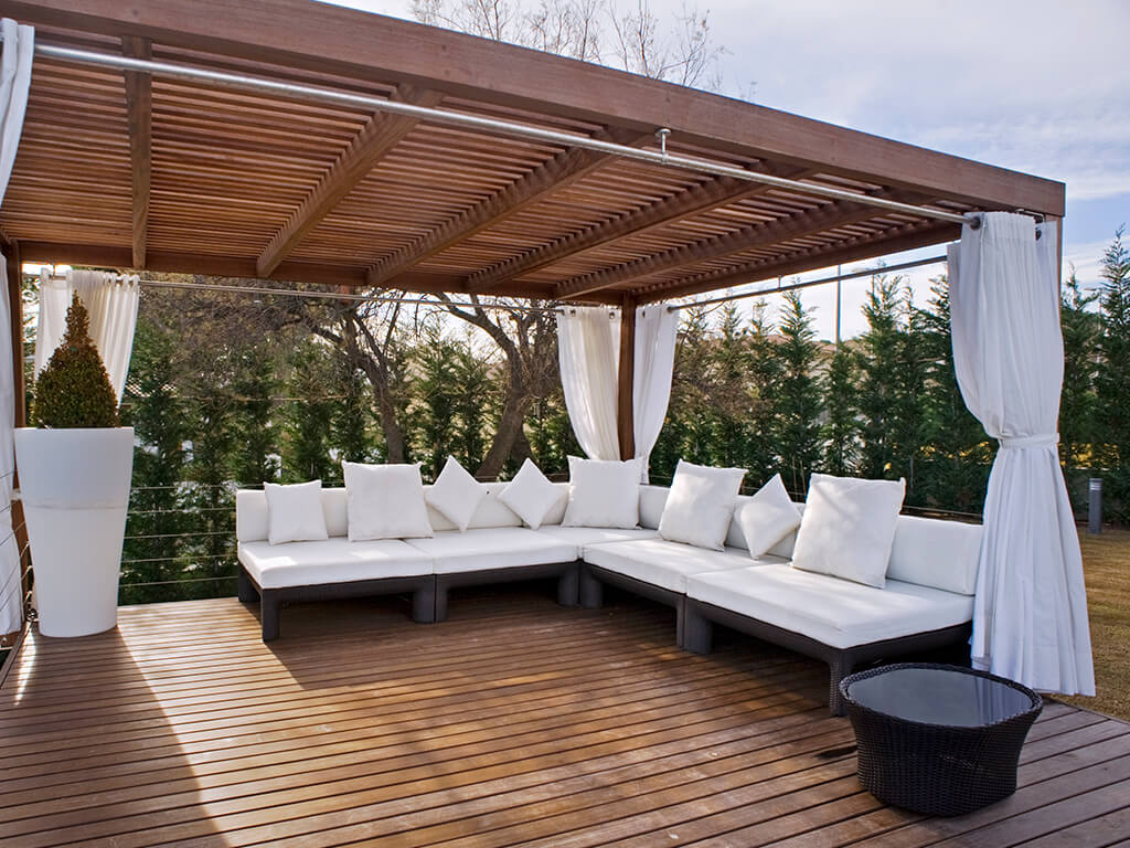 Pérgolas de madera - Casa Palomeras