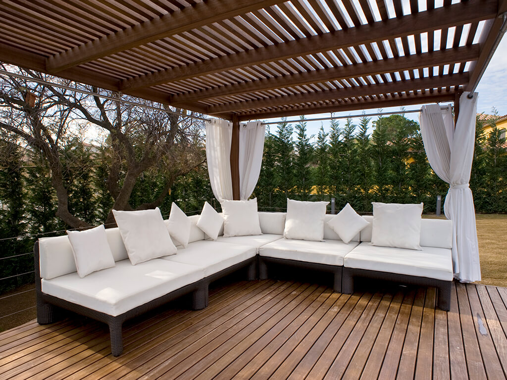 Pérgolas de madera - Casa Palomeras