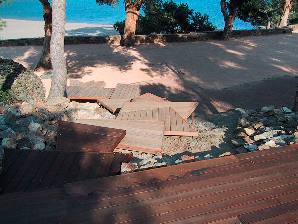 Tarimas de exterior - Restaurante El Bulli