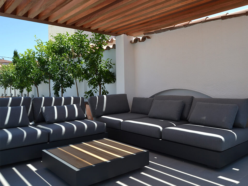 Pérgolas de madera - Casa Elena