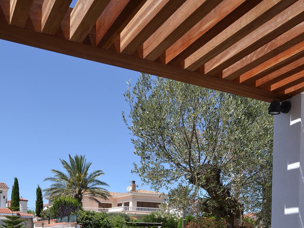 Pérgolas de madera - Casa Elena