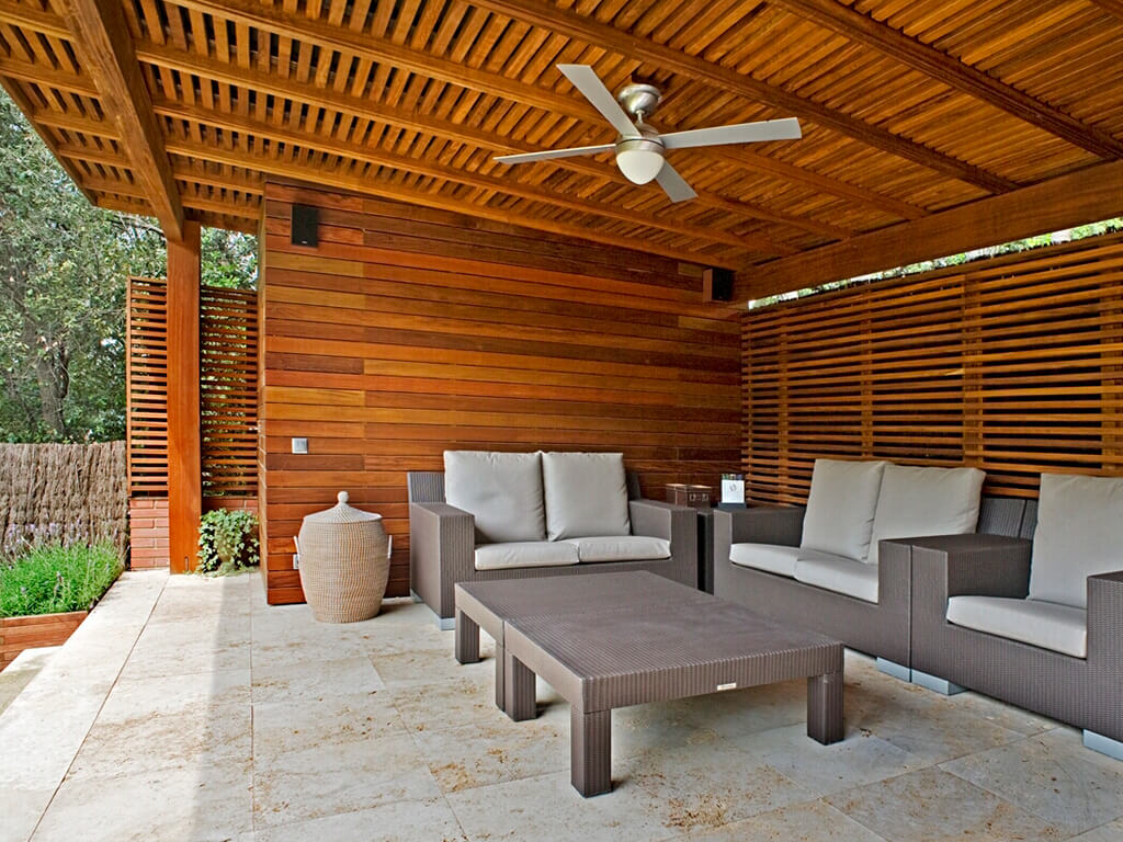 Pérgolas de madera - Casa Josep Maria