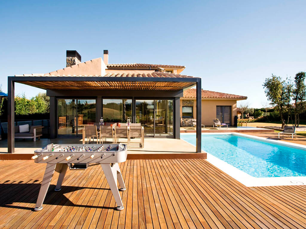 Pérgolas de madera - Casa Gabi