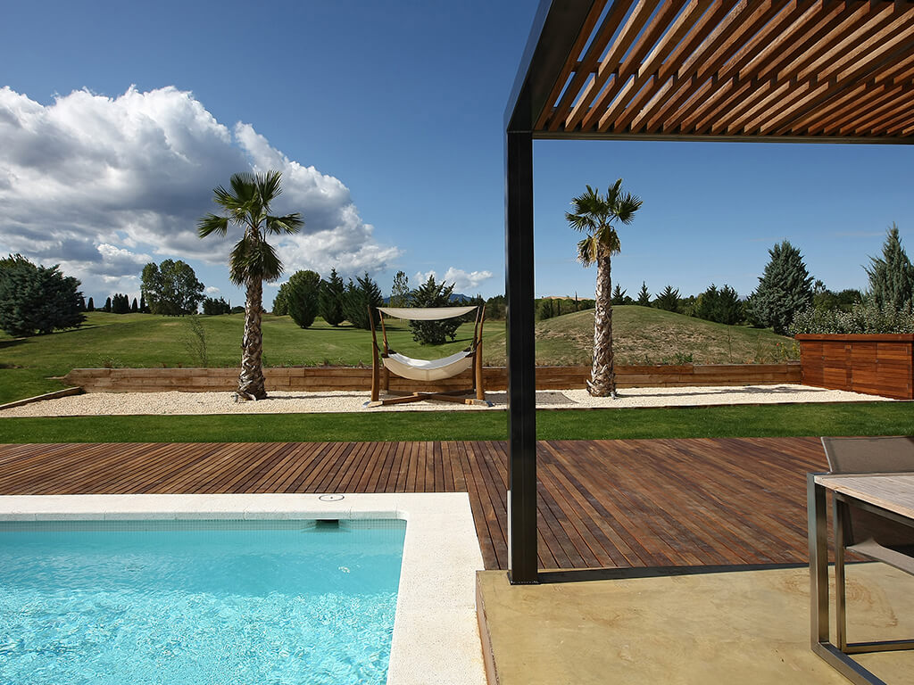 Pérgolas de madera - Casa Gabi