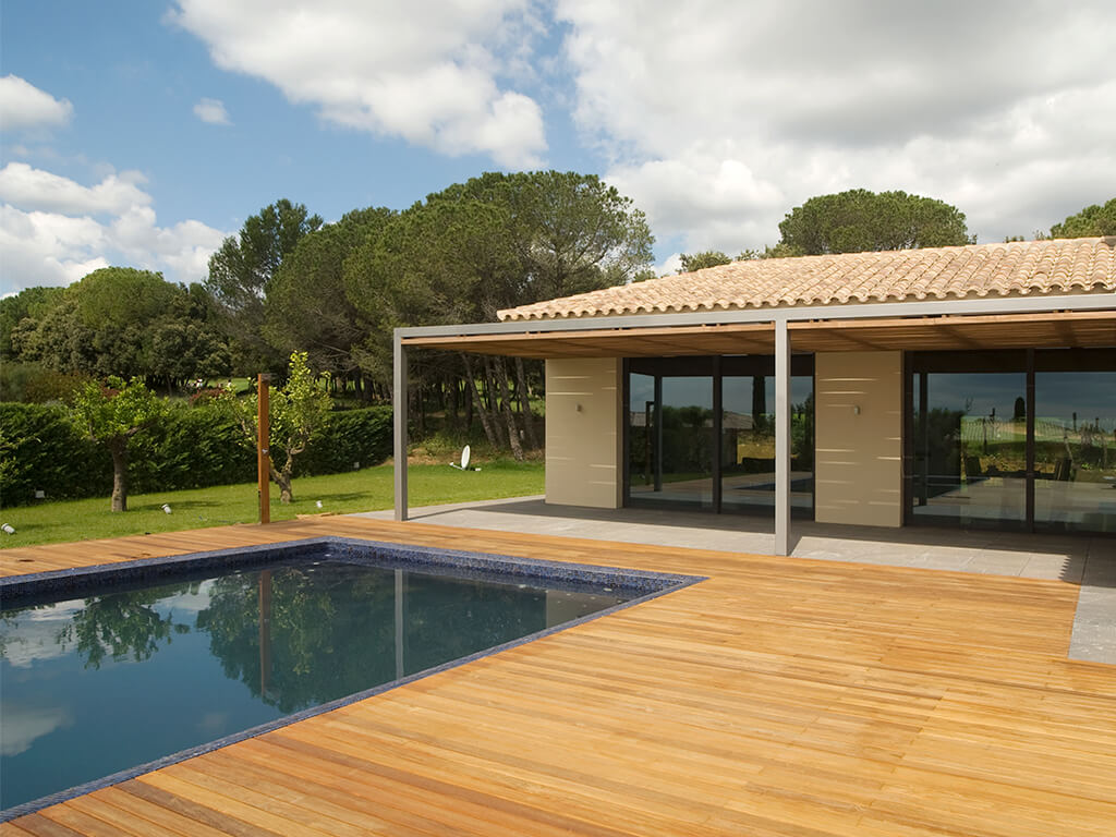Pérgolas de madera - Casa Narcís