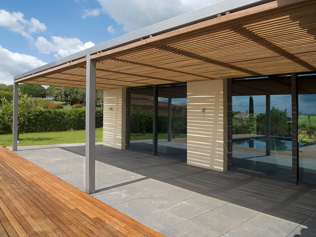 Pérgolas de madera - Casa Narcís