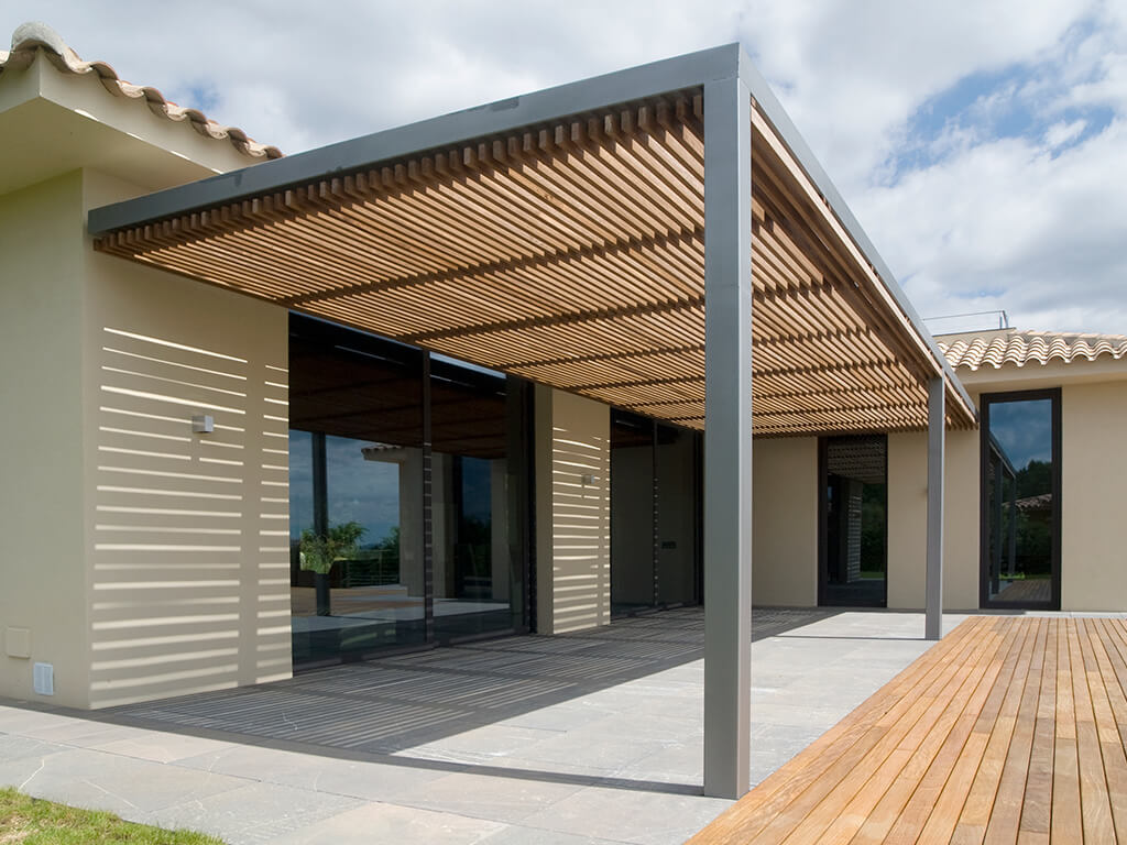 Pérgolas de madera - Casa Narcís