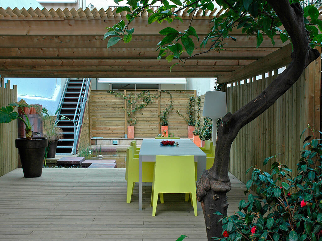 Pérgolas de madera - Casa Roger