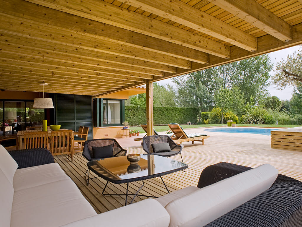 Pérgolas de madera - Casa Titón
