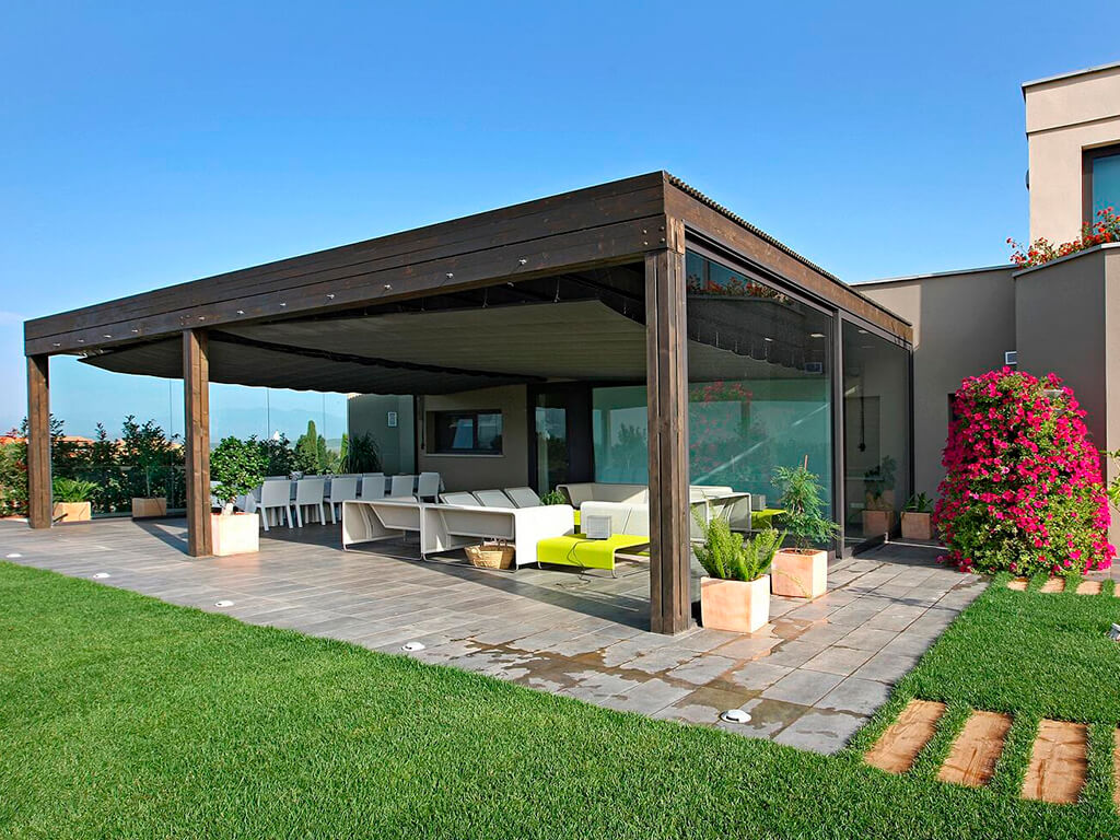 Pérgolas de madera - Casa Carmen