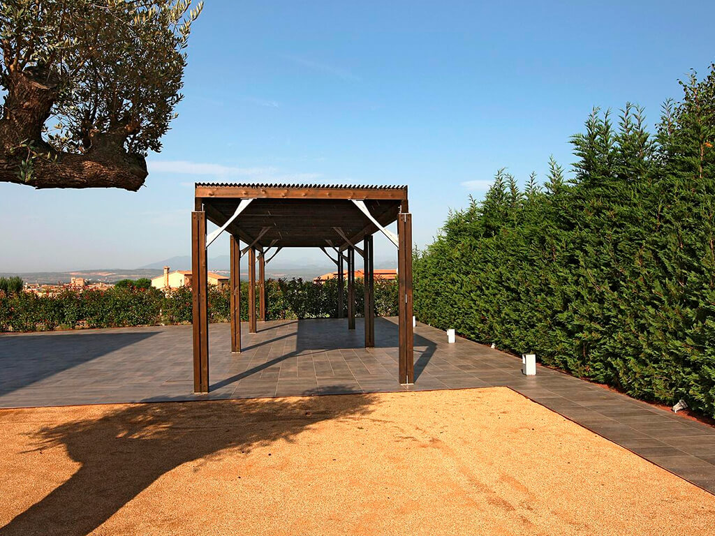 Pérgolas de madera - Casa Carmen