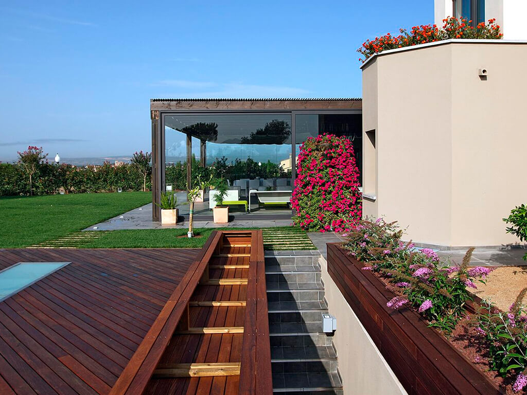 Pérgolas de madera - Casa Carmen