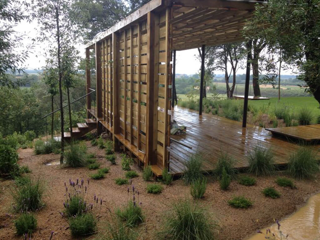 Pérgolas de madera - Casa Jordi