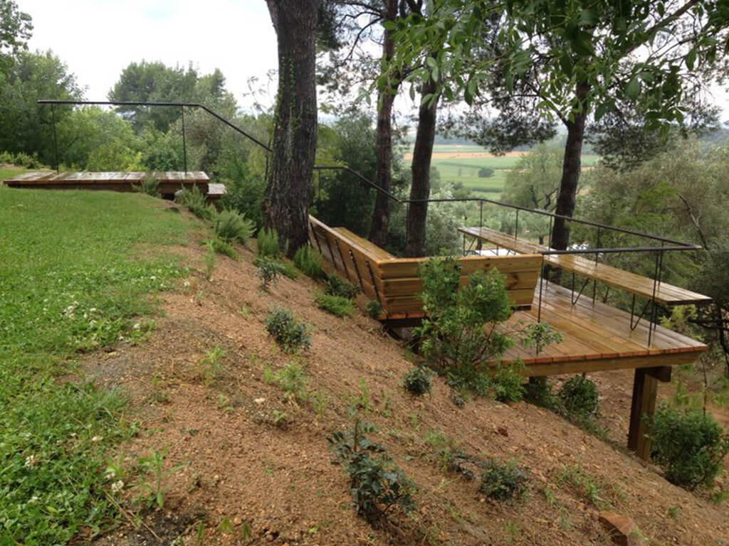 Pérgolas de madera - Casa Jordi