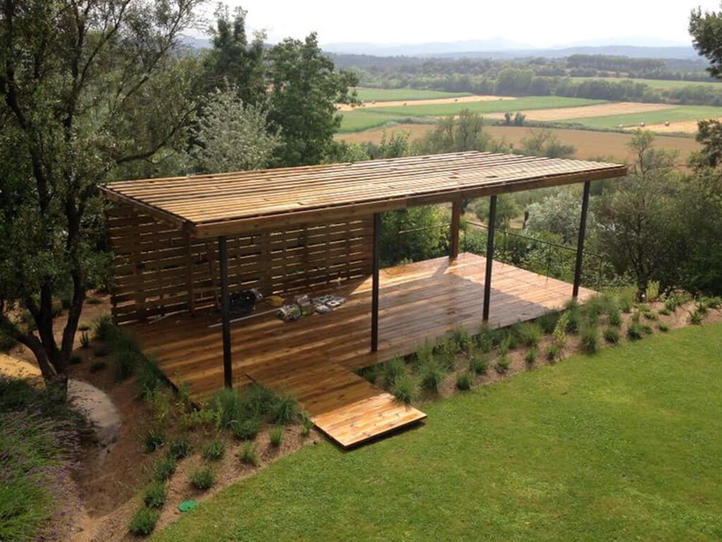 Pérgolas de madera - Casa Jordi