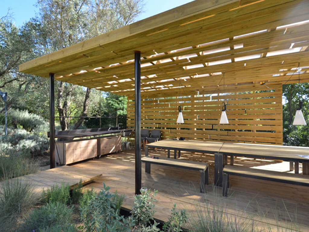 Pérgolas de madera - Casa Jordi