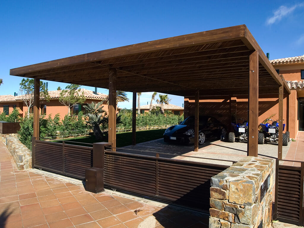 Pérgolas de madera - Casa Beni