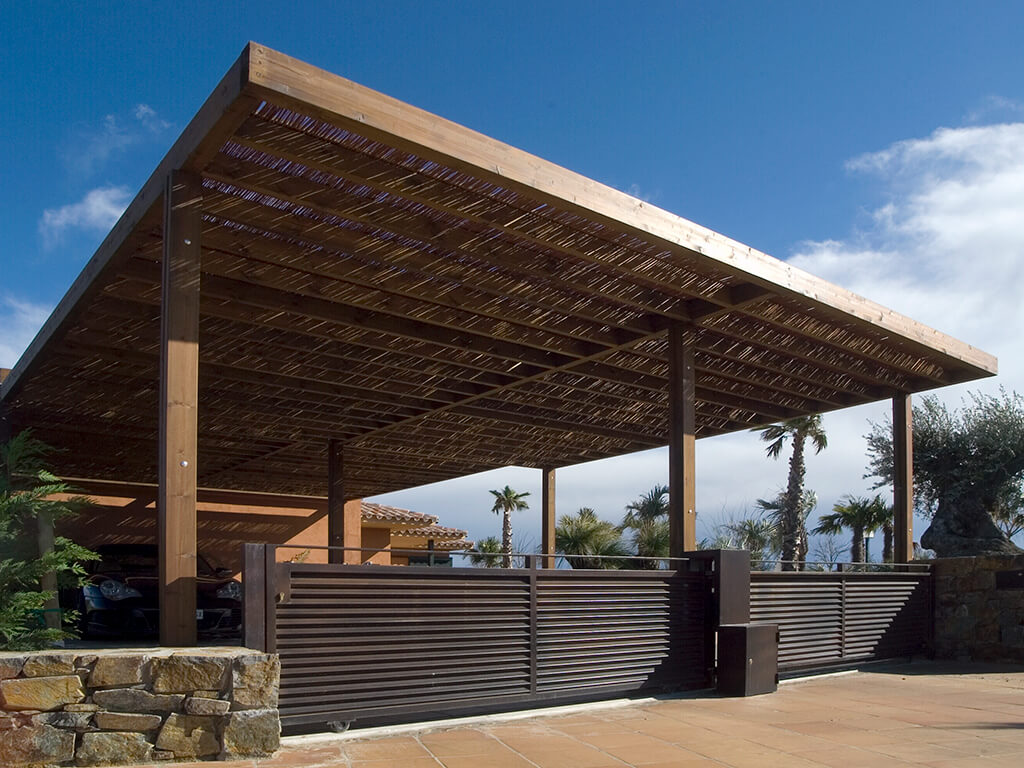 Pérgolas de madera - Casa Beni