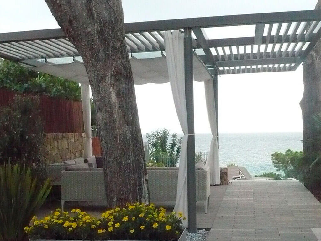 Pérgolas de madera - Casa Cala del Pi