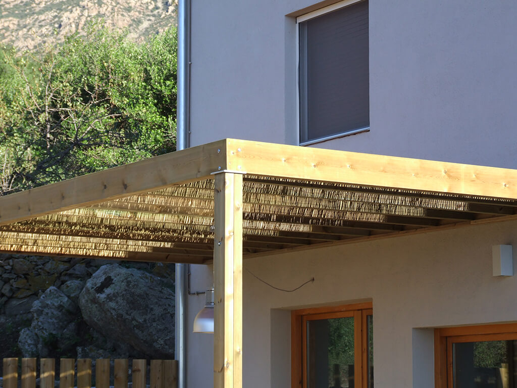 Pérgolas de madera - Casa Assumpta