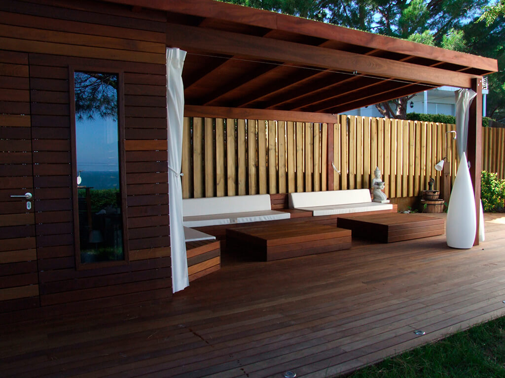 Pérgolas de madera - Casa Port