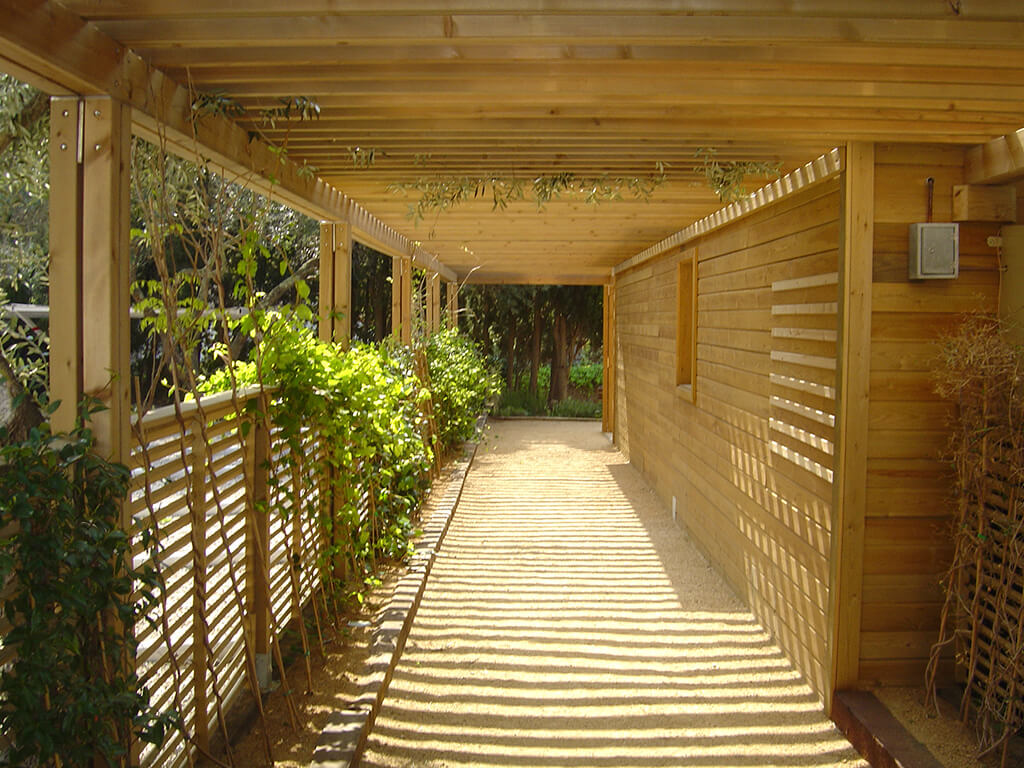 Pérgolas de madera - Restaurante El Mirador