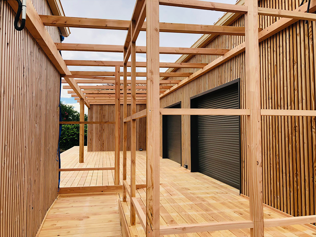 Pérgolas de madera - Casa Pere