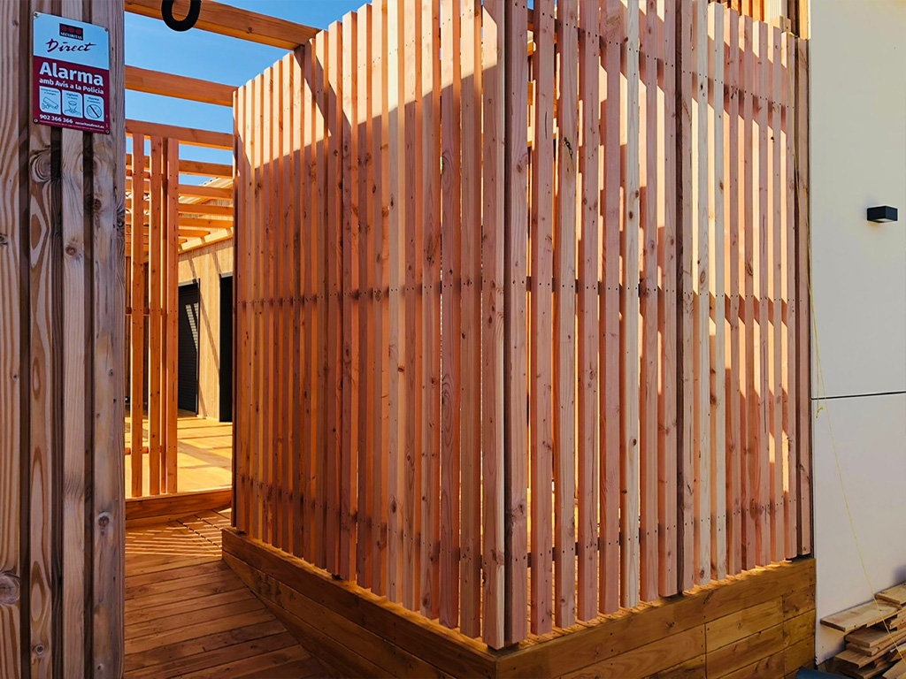 Pérgolas de madera - Casa Pere