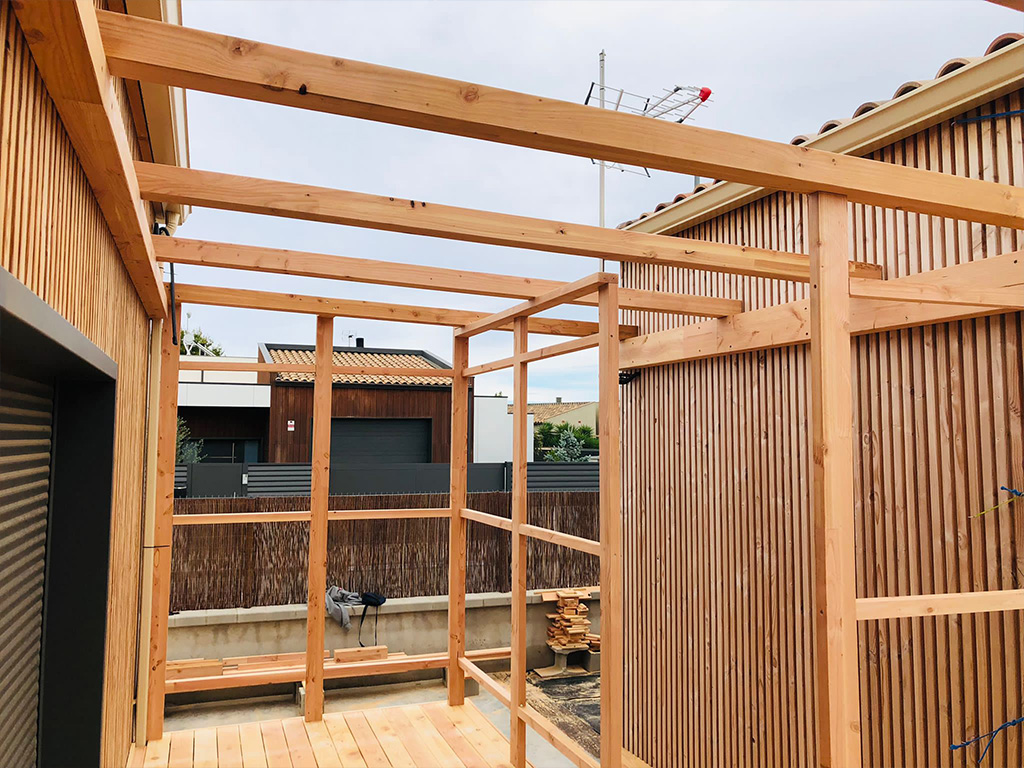 Pèrgoles de fusta - Casa Pere