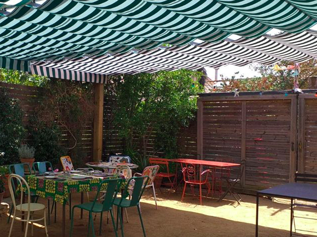 Pérgolas de madera - Chez Louisette - Jardín