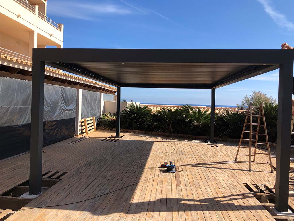 Pérgolas bioclimáticas - Hotel Tahití