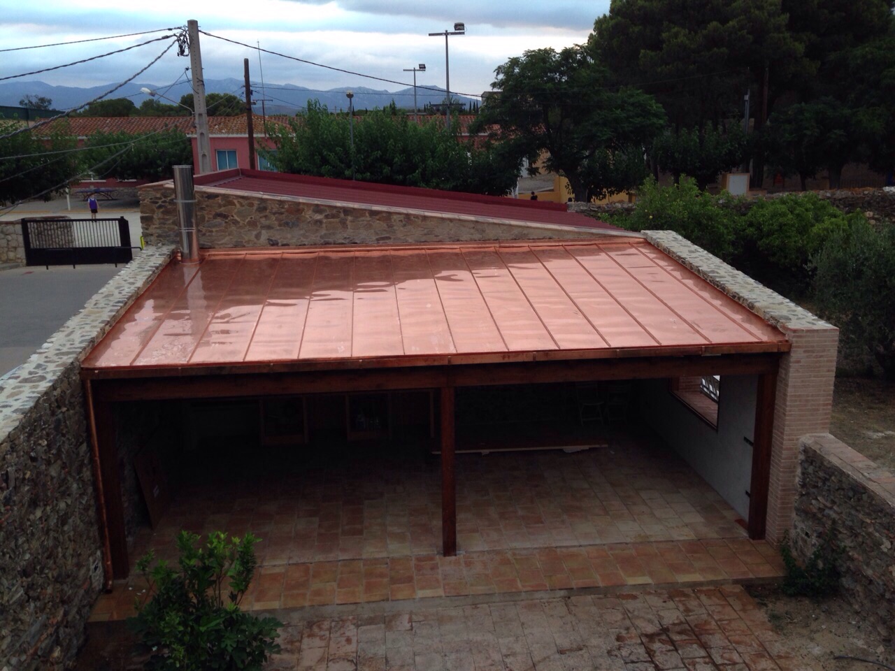 Pérgolas de madera - Casa Lluna