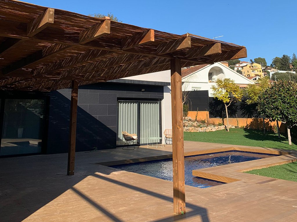 Pérgolas de madera - Casa Martina