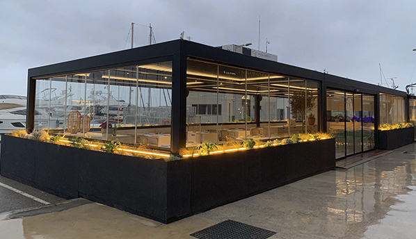 Pérgolas bioclimáticas - Restaurant Naunet