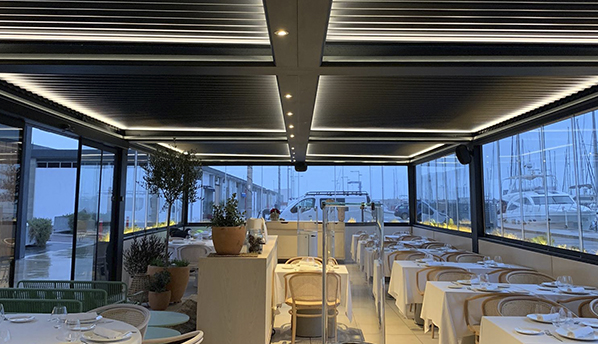 Pérgolas bioclimáticas - Restaurant Naunet