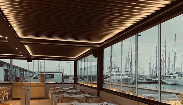 Pérgolas bioclimáticas - Restaurant Naunet