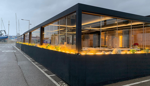 Pérgolas bioclimáticas - Restaurant Naunet