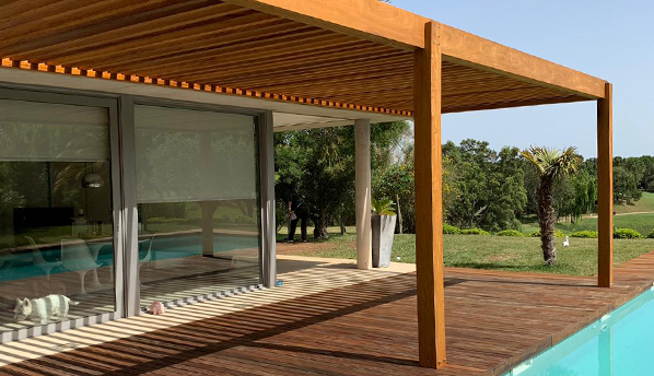 Pérgolas de madera - Casa Núria