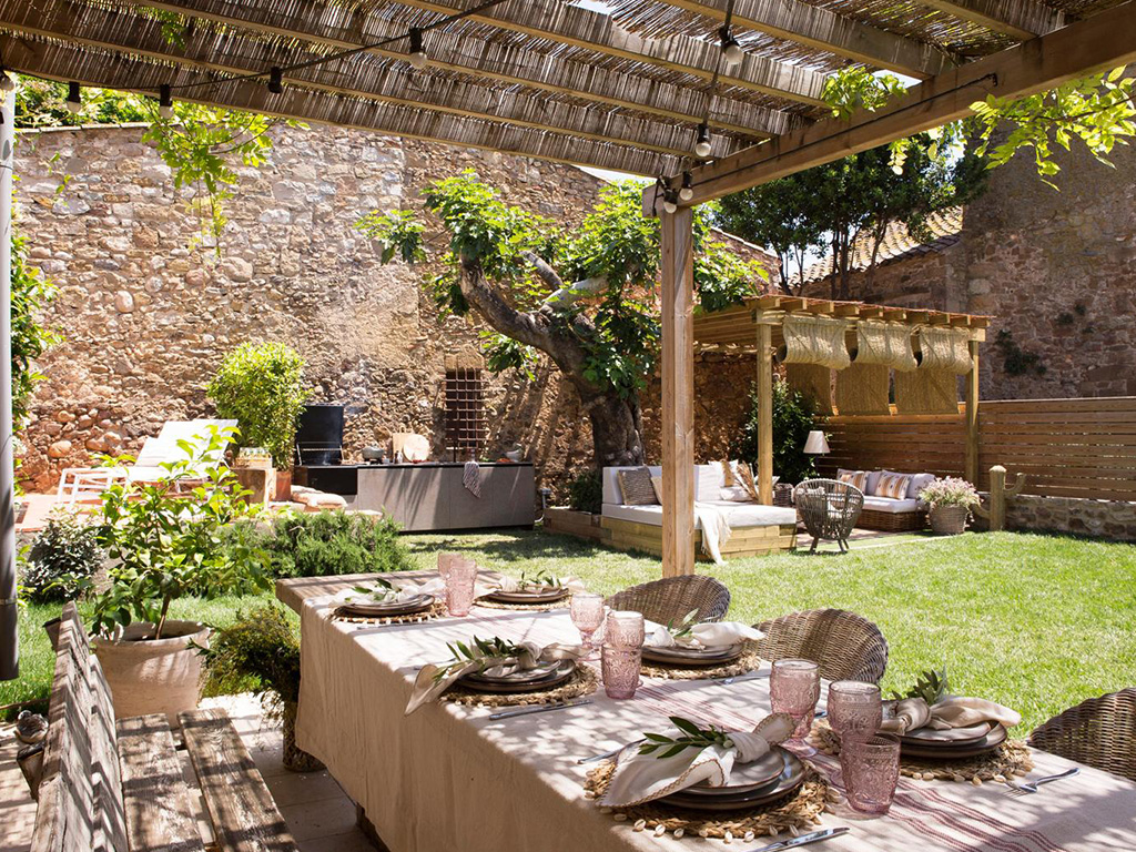 Pérgolas de madera - Casa Pia