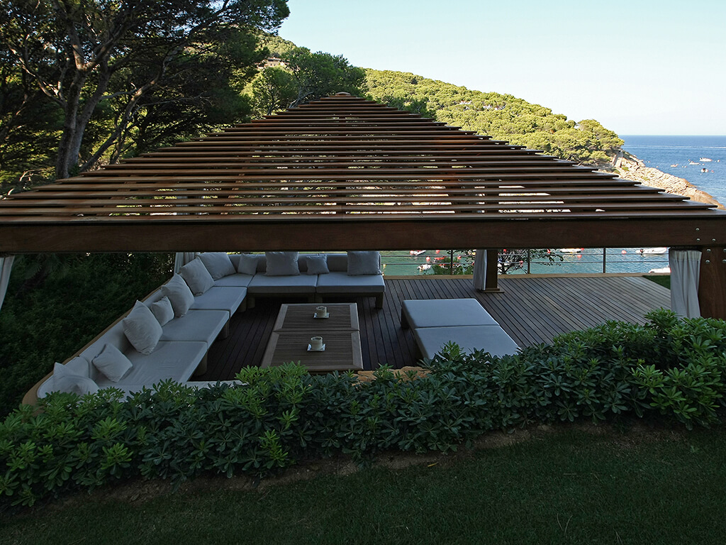 Pèrgoles de fusta - Casa Aiguafreda