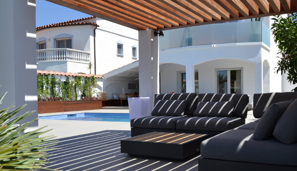 Pérgolas de madera - Casa Elena