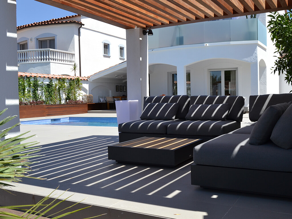 Pérgolas de madera - Casa Elena