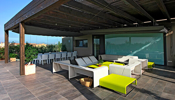 Pérgolas de madera - Casa Carmen