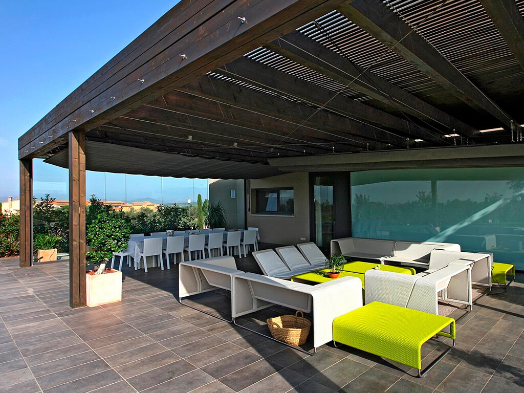 Pérgolas de madera - Casa Carmen