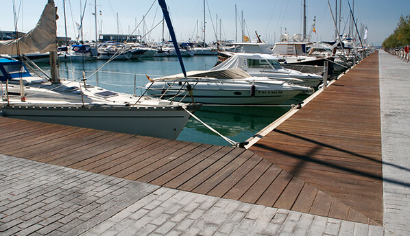 Tarimas de exterior - Puerto Deportivo de Roses