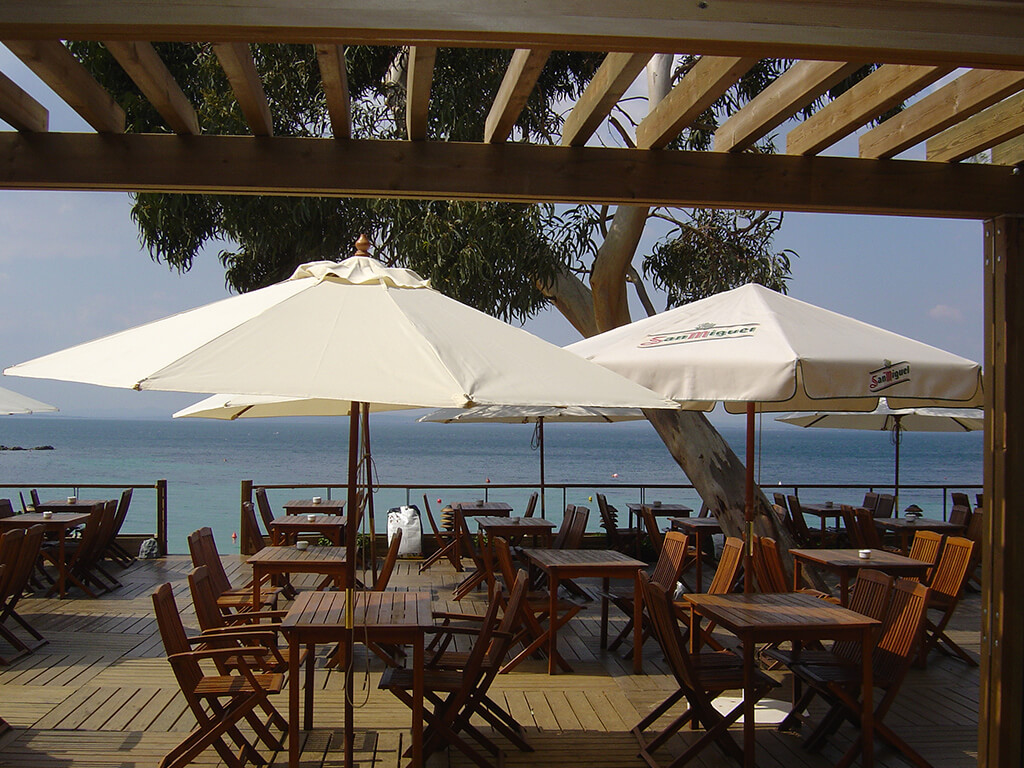 Pérgolas de madera - Restaurante El Mirador
