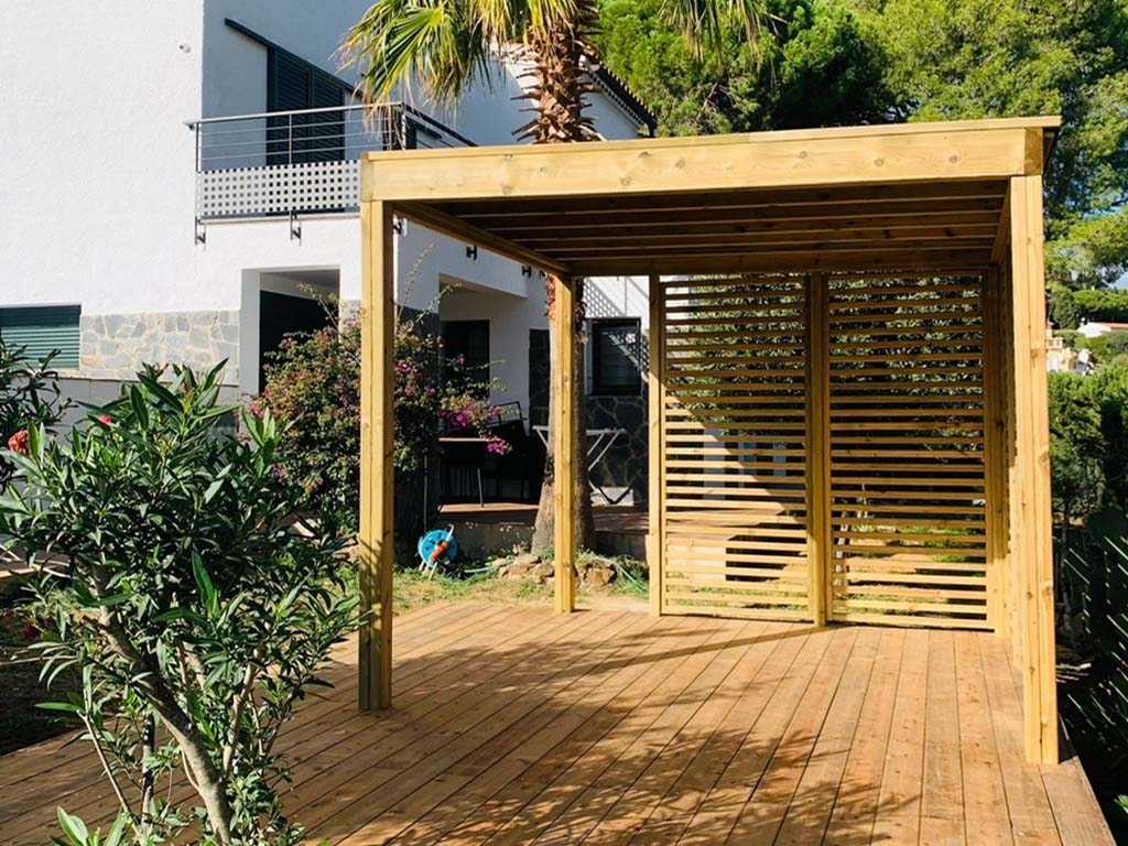 Pérgolas de madera - Casa Stephan