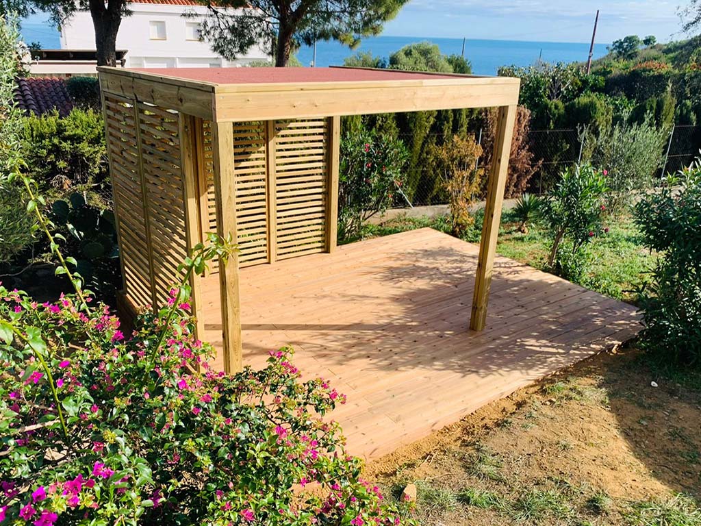 Pérgolas de madera - Casa Stephan